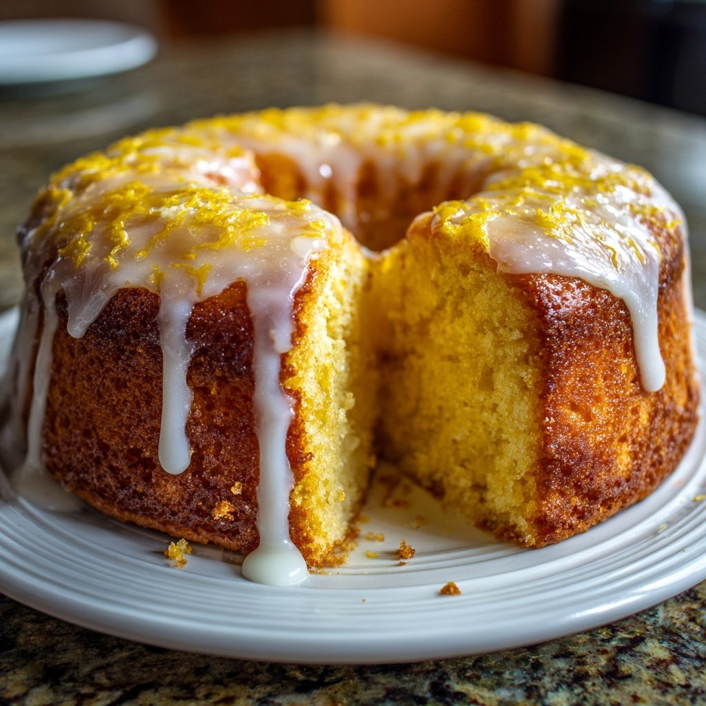 Limoncello Lemon Drizzle Cake