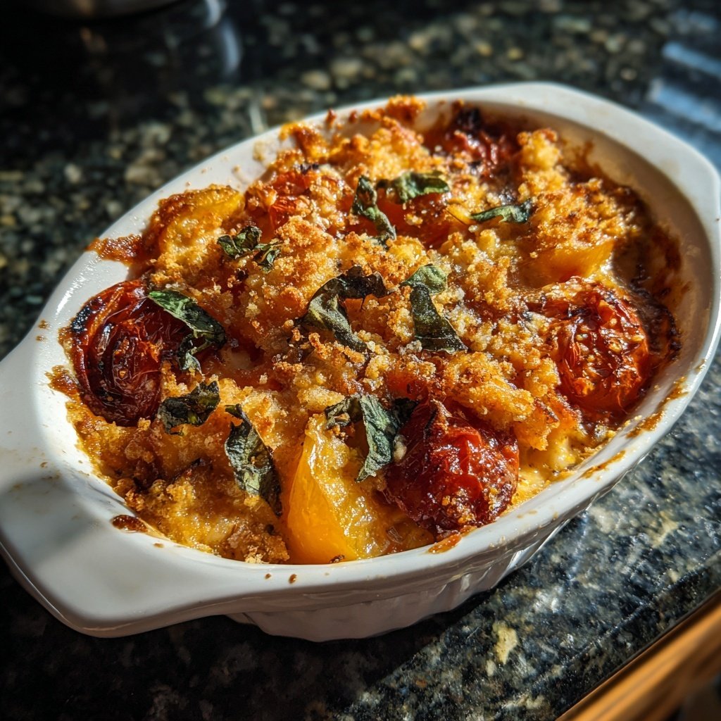 Sunday Creamy Tomato Vegetable Casserole