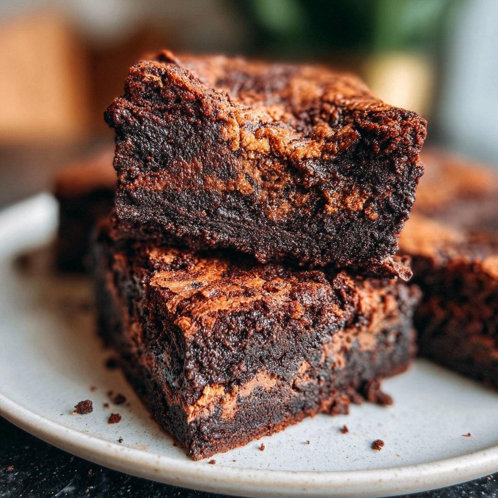 Cottage Cheese Brownies with Cinnamon