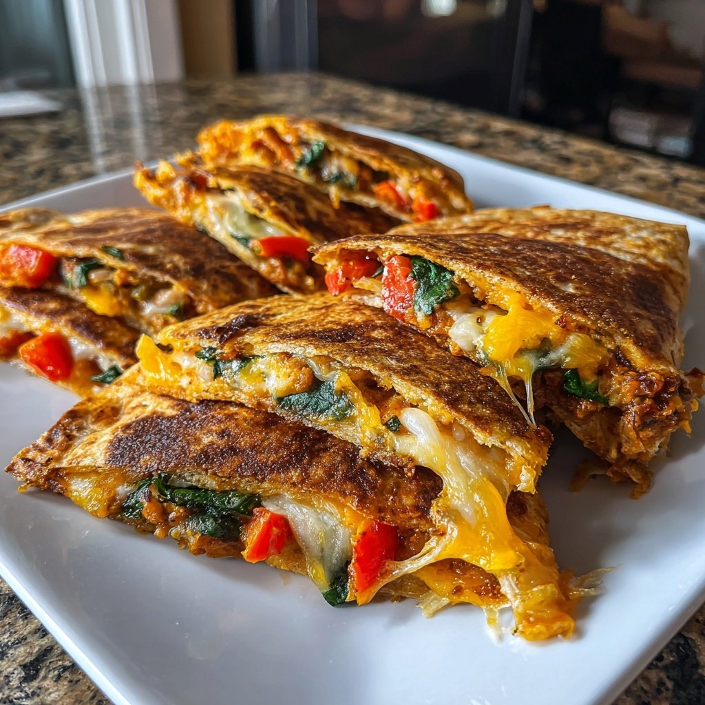 Super Bowl Veggie Quesadilla Bites