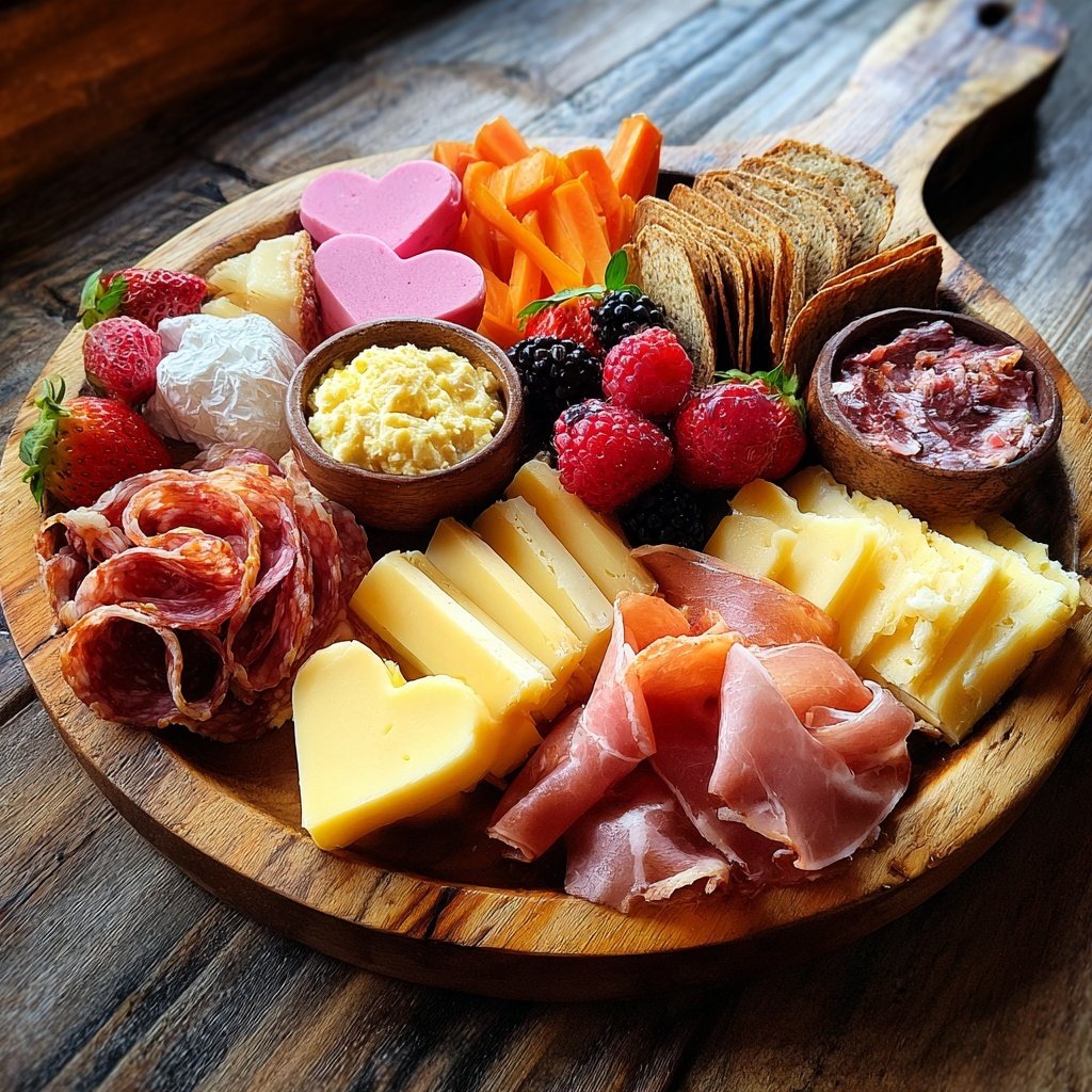 Valentines Charcuterie Board for Two