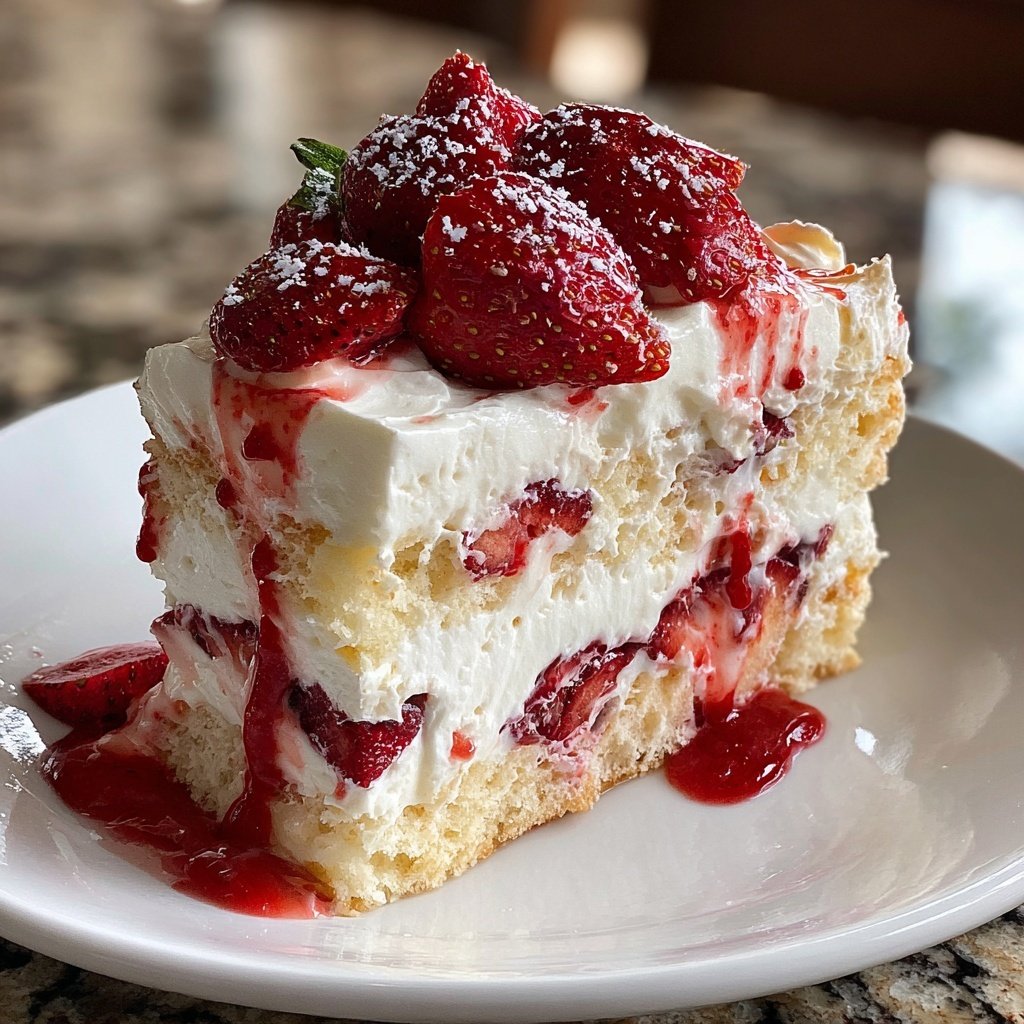 Strawberry Shortcake With Mascarpone