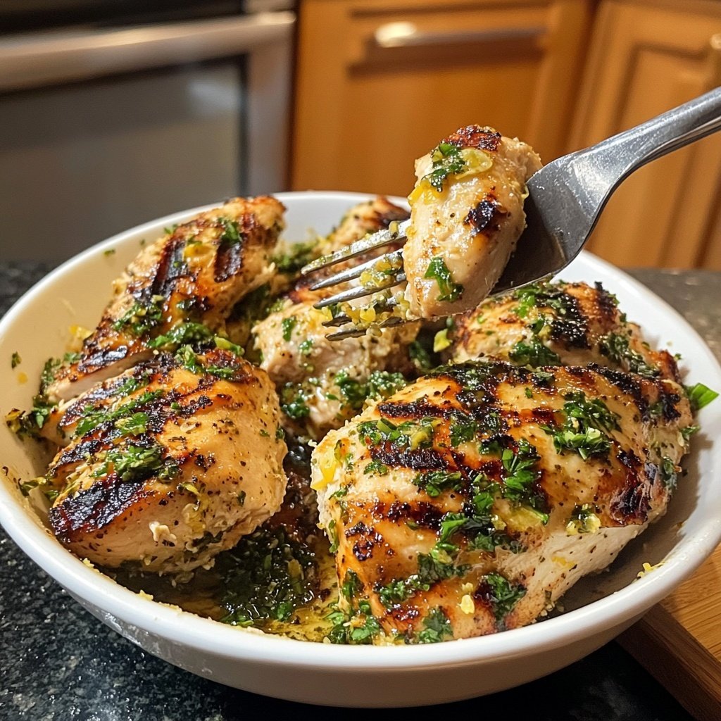 Grilled Lemon Herb Chicken Bowl