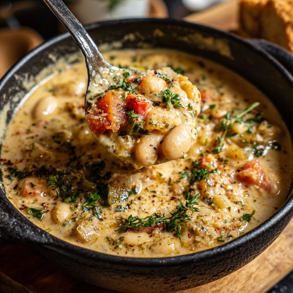Sunday Creamy White Bean Stew