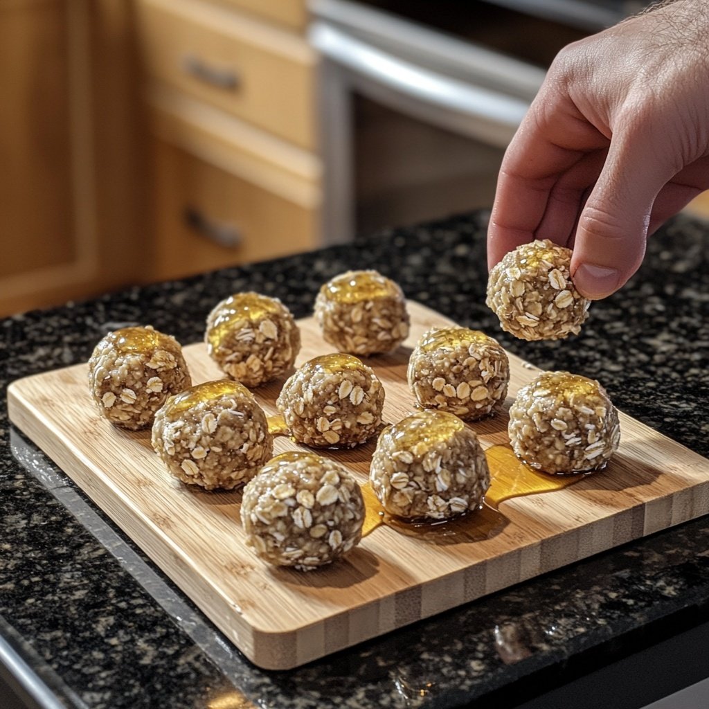 Protein Balls with Oats and Honey