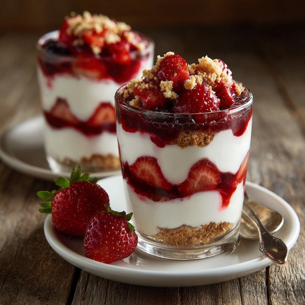 Berry Parfaits for Valentine’s Day