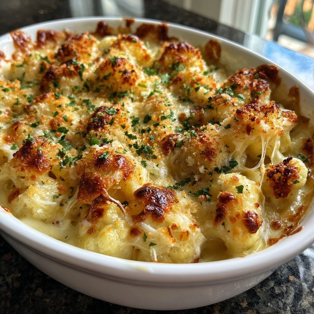 Sunday Creamy Cauliflower Bake